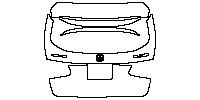 Mercedes-Benz GLC SUV 2018 - Trunk Lid (with carbon fiber package, with AMG and GLC 63 emblems.)