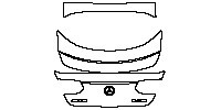 Mercedes-Benz GLC Coupe 2018 - Trunk Lid (with AMG and GLC 63 emblems.)