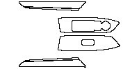 Mazda CX-8 Interior 2019 - (front) Door Trim (for left hand drive )