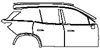 NIO ES8 Exterior 2018 - (right) Door+BCD Pillar+Rear Fender