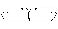 Porsche 911 Carrera T 2017 - Door (for Basic Mirror)
