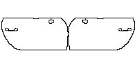 Porsche 911 Carrera T 2017 - Door (for SportDesign Mirror)