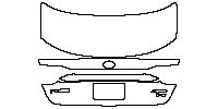 Toyota Levin Exterior 2019 - Trunk Lid (With“广汽丰田”“D4T”“LEVIN“word mark)
