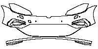 Volkswagen Golf Golf 2014 - Bumper+Headlamp
