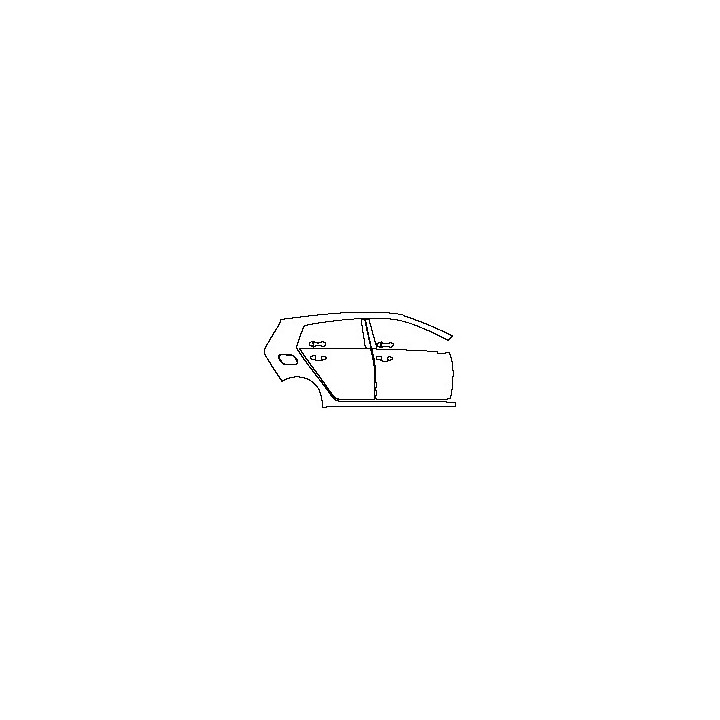 Volkswagen Golf Golf 2014 - (right) Door+B Pillar+Rear Fender