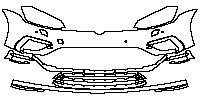 Volkswagen Golf Golf 2015 - Bumper+Headlamp