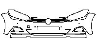 Volkswagen Polo Base 2018 - Bumper+Headlamp