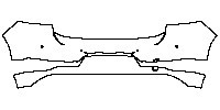 Volkswagen Golf Golf 2015 - Rear Bumper