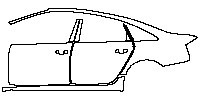 (left) Door+BC Pillar+Rear Fender+Side Skirt