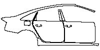 (right) Door+BC Pillar+Rear Fender+Side Skirt