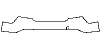 Audi A7 RS7 Sportback 2014 - Rear Bumper