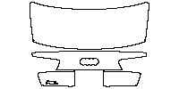 Audi A6 A6L 2012 - Trunk Lid (with A6 L emblem, with lower chrome strip.)