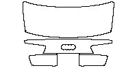 Audi A6 S6 2012 - Trunk Lid (without model emblem, with lower chrome strip.)