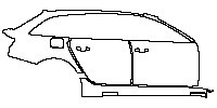 (right) Door+Rear Fender+Side Skirt
