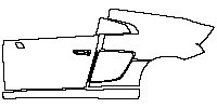 Audi R8 V10 Performance 2016 - (left) Door+Rear Fender+Side Skirt (for Left Hand Drive)