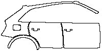 (right) Door+Rear Fender