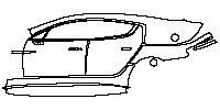 Aston Martin Rapide AMR Exterior 2017 - (left) Door+Rear Fender+Side Skirt
