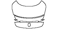Alfa Romeo 4C Coupe 2015 - Trunk Lid/Hatch/Tail (with spoiler)