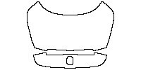 Alfa Romeo 4C Coupe 2015 - Trunk Lid (without spoiler)