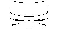 BMW 7 Series Exterior 2009 - Trunk Lid (with xDrive and 7##Li emblems)