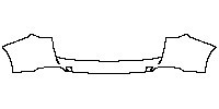 BMW X5 Standard Wheelbase 2014 - Rear Bumper