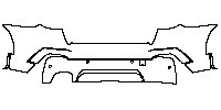 BMW X4 M Sport 2014 - Rear Bumper