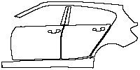 BMW 1 Series Exterior 2015 - (left) Door+B Pillar+Rear Fender+Side Skirt
