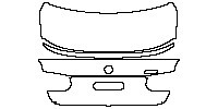 BMW 3 Series Sedan 2014 - Trunk Lid (with M3 emblem)