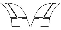 BMW 3 Series Sedan 2014 - Rear Wheel Impact Area
