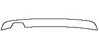 BMW 3 Series Sedan 2012 - Lower Rear Bumper (with double exhausts on the left)