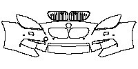 BMW 6 Series M6 2012 - Bumper+Headlamp
