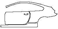 (left) Door+Rear Fender+Side Skirt