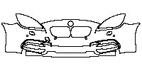 BMW 6 Series Coupe 2012 - Bumper+Headlamp