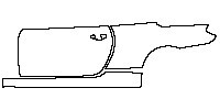 BMW 6 Series M6 2012 - (left) Door+Side Skirt+Rear Fender