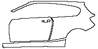 BMW 1 Series Exterior 2016 - (left) Door+Rear Fender+Side Skirt