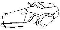 Lamborghini Aventador LP 700-4 2011 - (left) Door+Rear Fender+Side Skirt (for right Hand Drive，with LP700-4 emblem on rocker pan