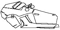 Lamborghini Aventador LP 750-4 Superveloce 2015 - (right) Door+Rear Fender+Side Skirt (for Left Hand Drive，with LP750-4 SV emble
