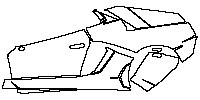 Lamborghini Aventador LP 700-4 2013 - (left) Door+Rear Fender+Side Skirt (for right Hand Drive，with LP700-4 emblem on rocker pan