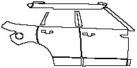 (right) Door+B Pillar+Rear Fender+Side Skirt