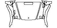 Mercedes-Benz G Class G500 2013 - Hood+Fender (with V8 emblem on fender)