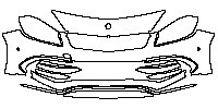 Mercedes-Benz A Class Hatchback 2014 - Bumper+Headlamp