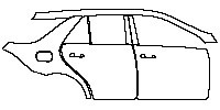(right) Door+B Pillar+Rear Fender