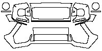 Mercedes-Benz G Class G500 4x4 2017 - Bumper+Grille+Headlamp