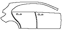 Mercedes-Benz A Class Hatchback 2013 - (right) Door+Rear Fender