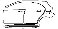 (left) Door+Rear Fender+Side Skirt