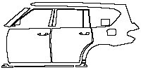 Nissan Armada (US) Exterior 2017 - (left) Door+Side Skirt+Rear Fender