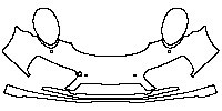 Porsche 911 Turbo 2014 - Bumper+Headlamp