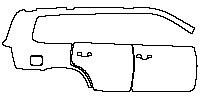 Toyota Land Cruiser Exterior 2016 - (right) Door+Rear Fender (without chrome trim on doors)