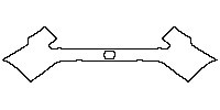 Toyota Land Cruiser Exterior 2016 - Rear Bumper (with tow hook)