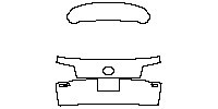 Toyota Land Cruiser Exterior 2016 - Trunk Lid (with GX.R and V8 emblem)